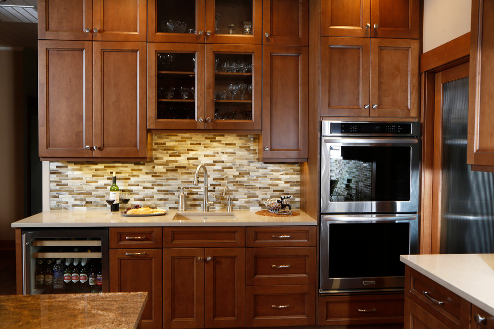 Mountain style kitchen photo in Seattle