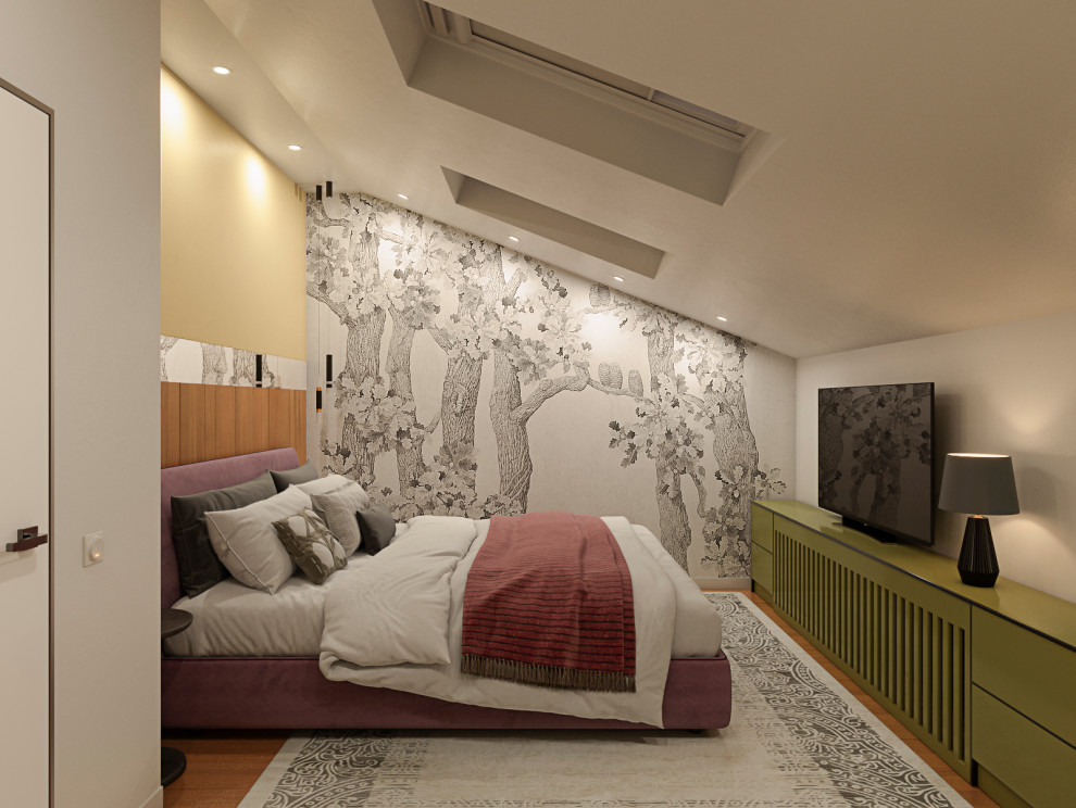 Спальня на мансарде