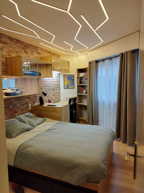 Chambre adolescent industrial-schlafzimmer