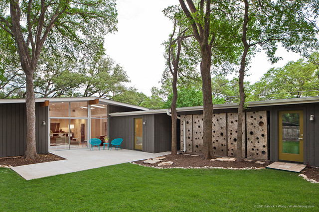 Stenger Remodel Modern Exterior Austin By Stuart Sampley