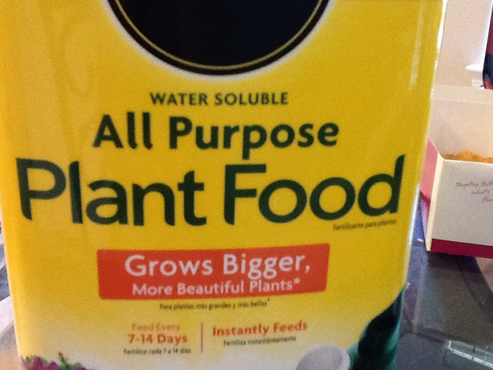 Is plant food the same as fertilizer?