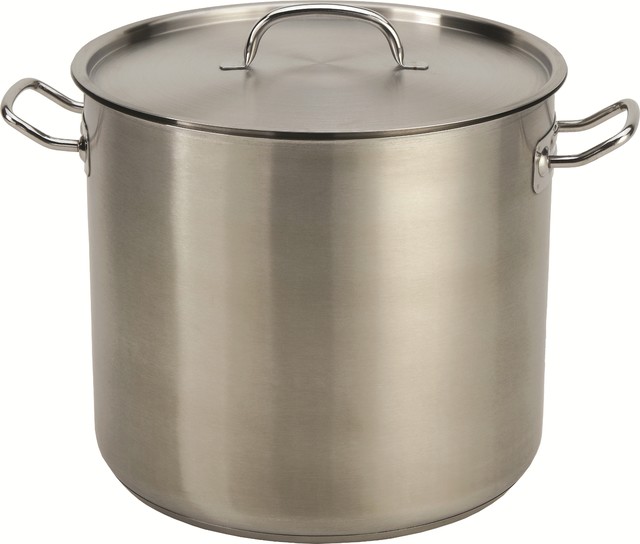 35 Quart Stainless Steel Stock Pot Heavy Duty Commercial Grade
