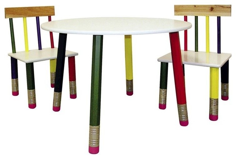 childrens table and chairs with pencil legs