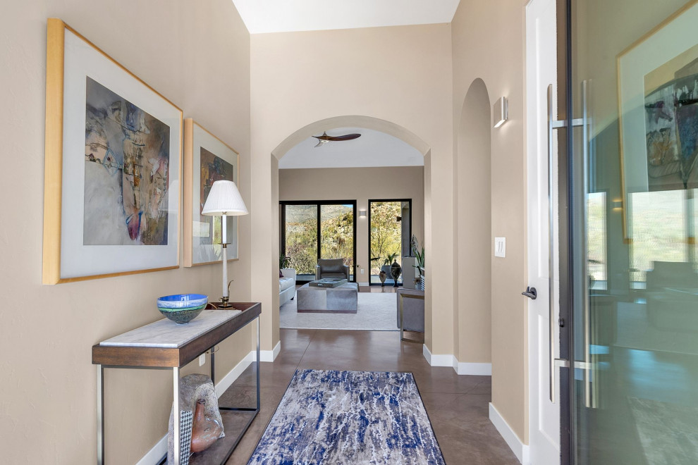Home design - transitional home design idea in Phoenix