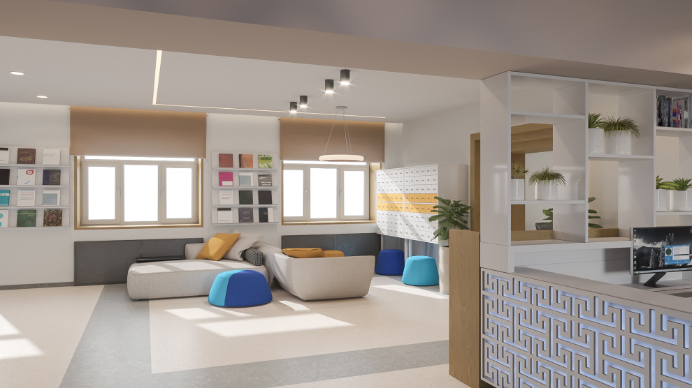 Дизайн-проект Модельной библиотеки в с.Кижинга (Республика Бурятия)