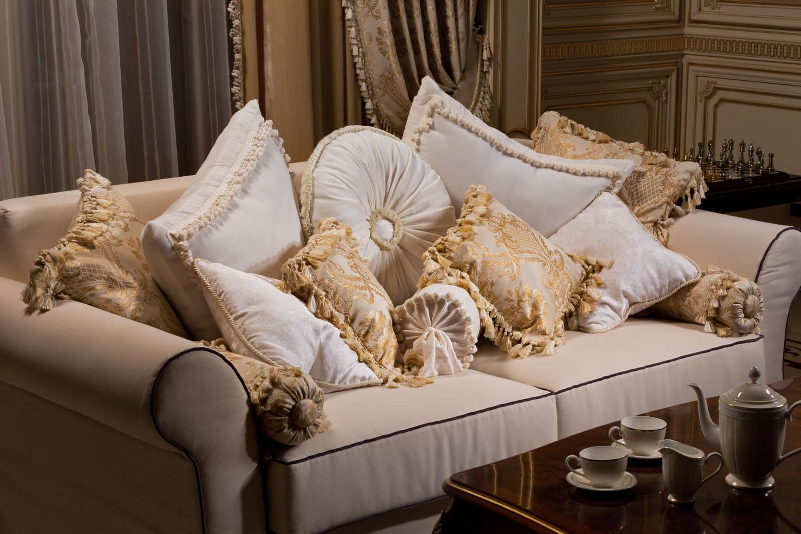 Текстиль в классическом интерьере от Mirt