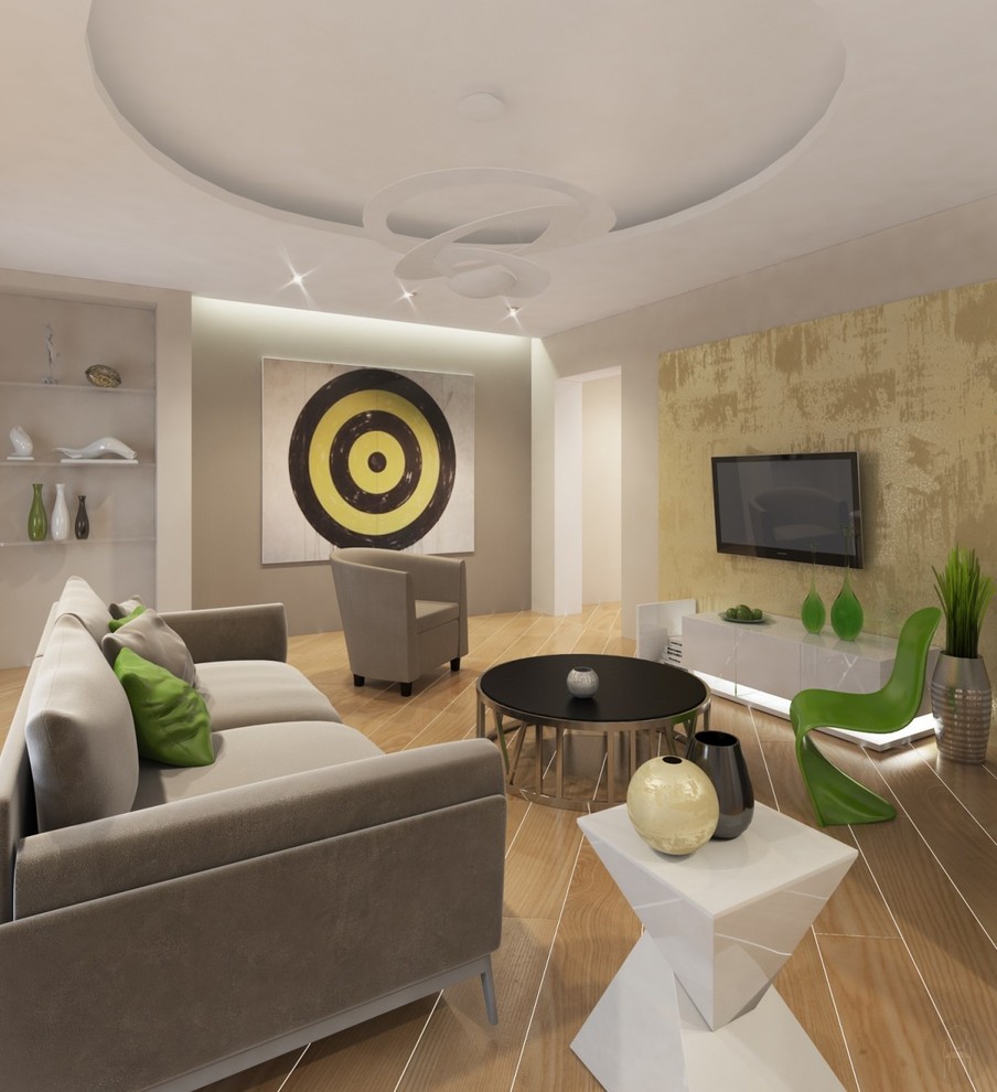 ГОСТИНАЯ В СОВРЕМЕННОМ СТИЛЕ