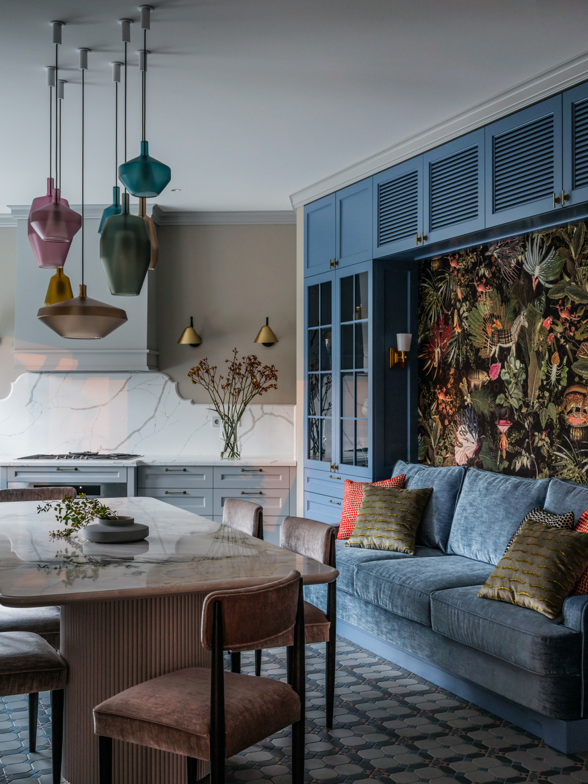 Дом с зелёной гостиной