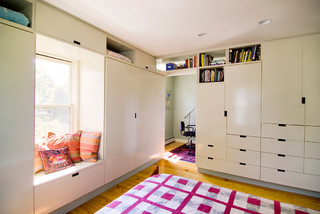Cambridge, MA Small House Transformation - Eclectic - Bedroom - Boston