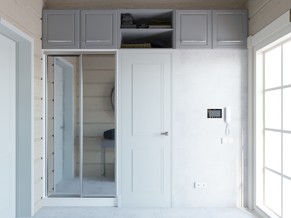 Двухэтажный деревянный дом