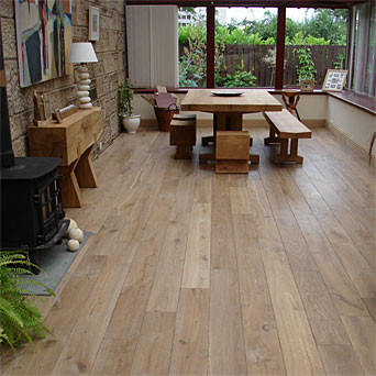 Handsawn Rustic Oak Modern Glasgow By Mckay Flooring Ltd