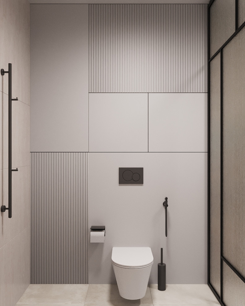 Cette image montre un WC et toilettes design.