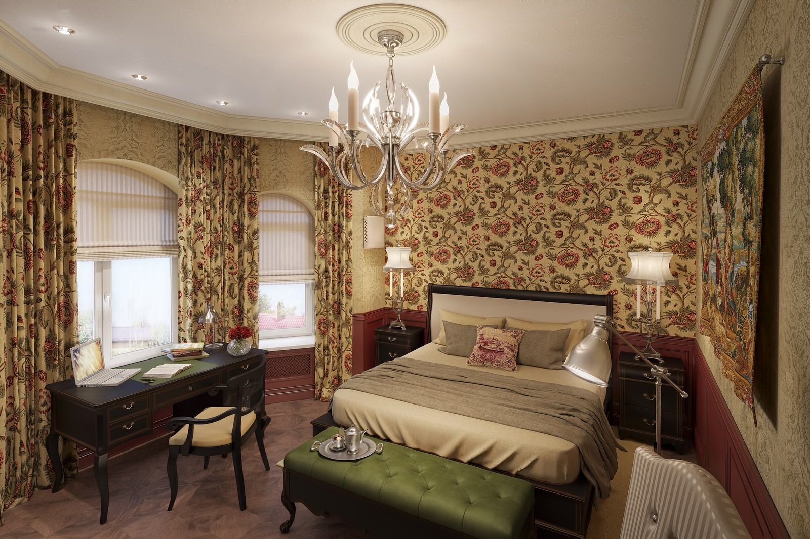 Жилой дом на ул. Брусничной, спальня