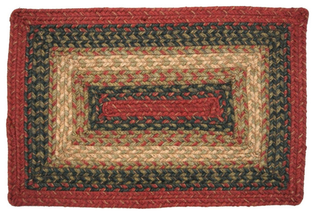 Vancouver Braided Jute Placemats by Homespice Decor Rectangle Set of 4 Vancouver Braided Jute Placemats by Homespice Decor Rectangle Set of 4