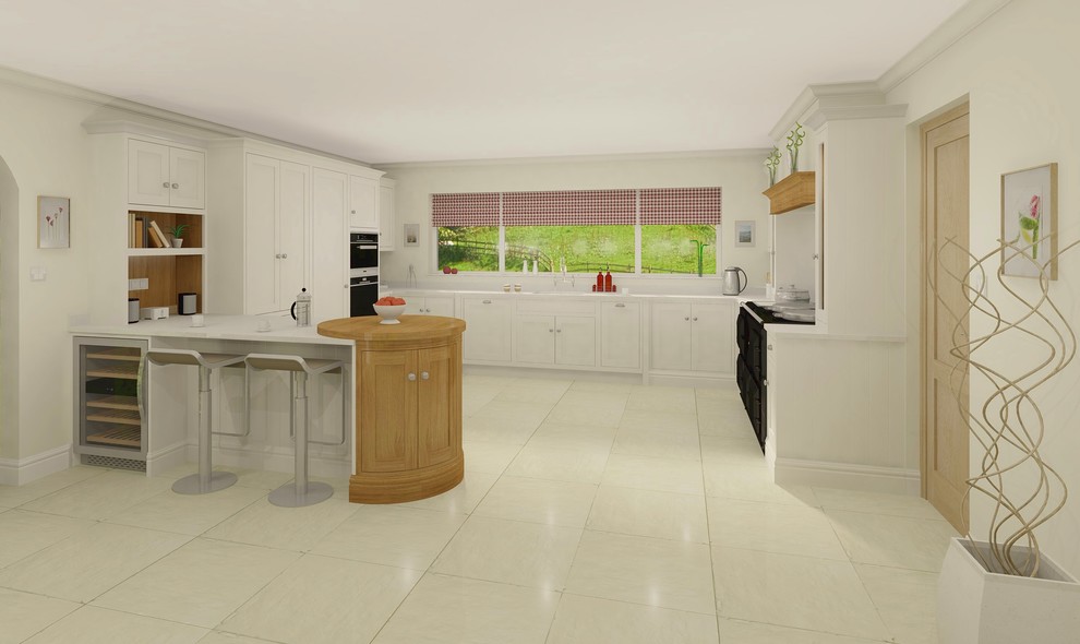 Example of a kitchen design in Other