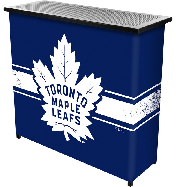NHL Portable Bar With Case, Toronto Maple Leafs