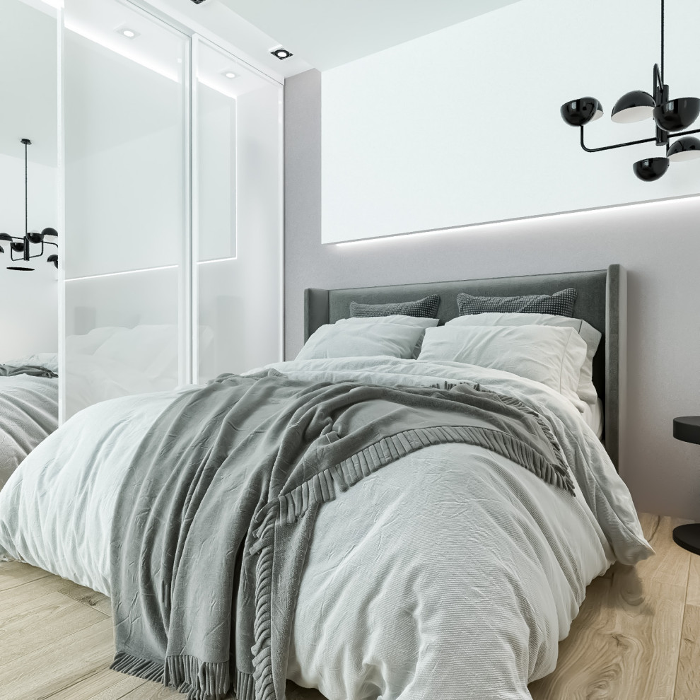 2020. 13. 10. Проект дизайна интерьера квартиры (спальня)