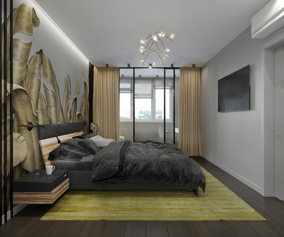 Квартира в сером цвете