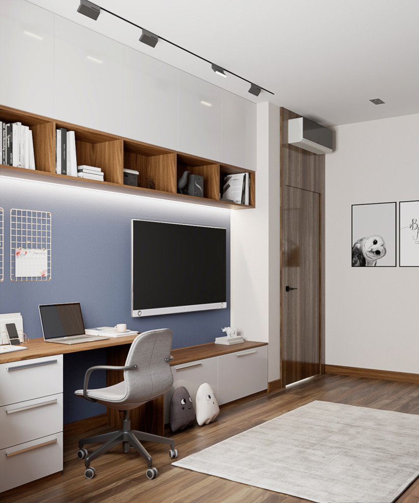 Современная городская квартира с панорамным остеклением в стиле ар-деко