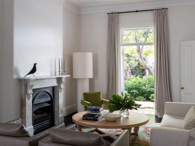 Holdsworth St - Woollahra contemporary-living-room