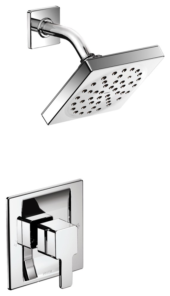 Moen 90 Degree PosiTemp Shower Only Contemporary Showerheads And