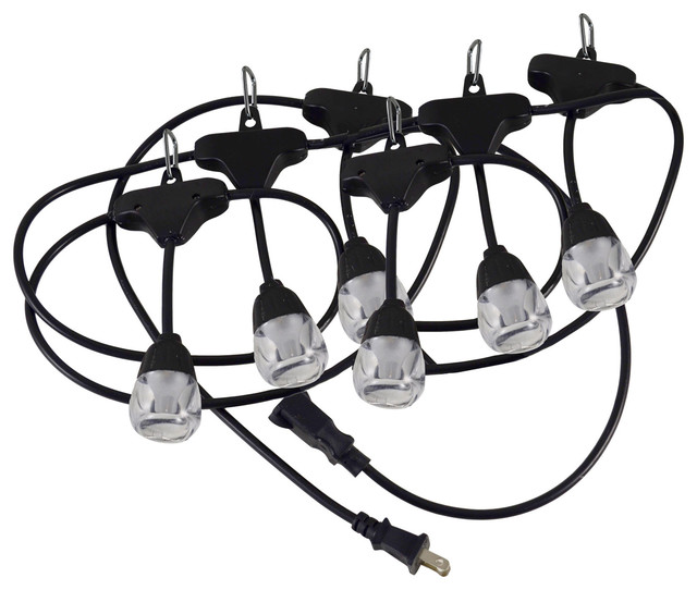 1920 Lumen Led Patio String Light 24 Heads Transitional Outdoor 1920 Lumen Led Patio String Light 24 Heads
