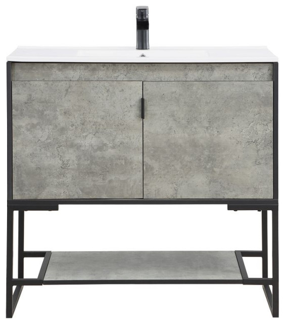 Manhattan Comfort Scarsdale Bathroom Vanity Sink Transitional