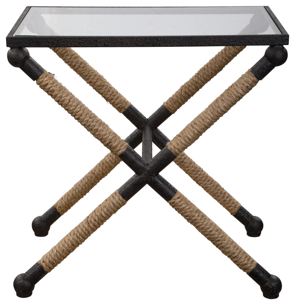 Braddock Coastal Accent Table - Beach Style - Side Tables And End ...