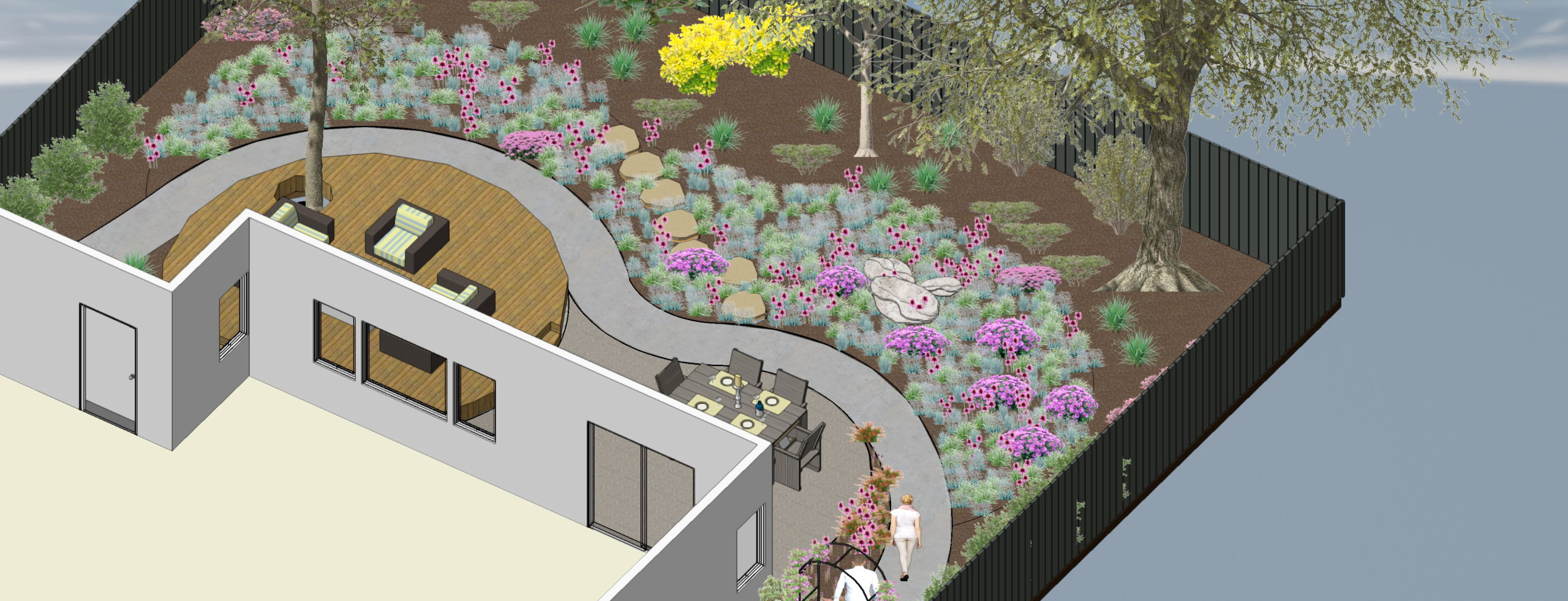 Curated Outdoor Living: Front, Back & Side Yard Design