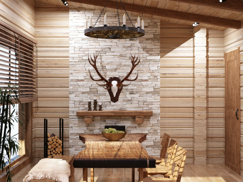 Баня в стиле Шале