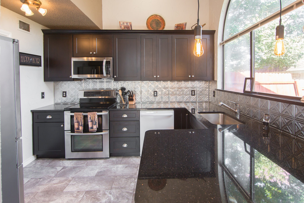 Kitchen | Transitional Design with Espresso Shaker Cabinets