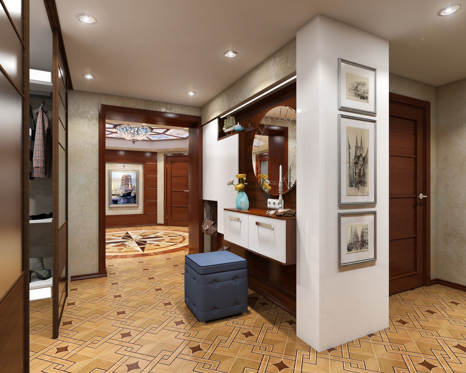 Проект квартиры 160 кв.м. в С.-Петербурге