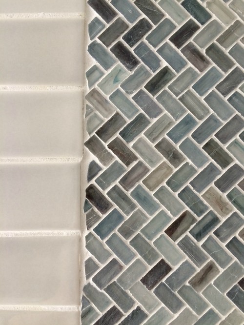 Help How Do We Fix This Tile And Gl Mosaic Problem If Anyone Has Any Thoughts Short Of Ripping Out All The Gl Mosaic Tile Again I Would Be Very Grateful