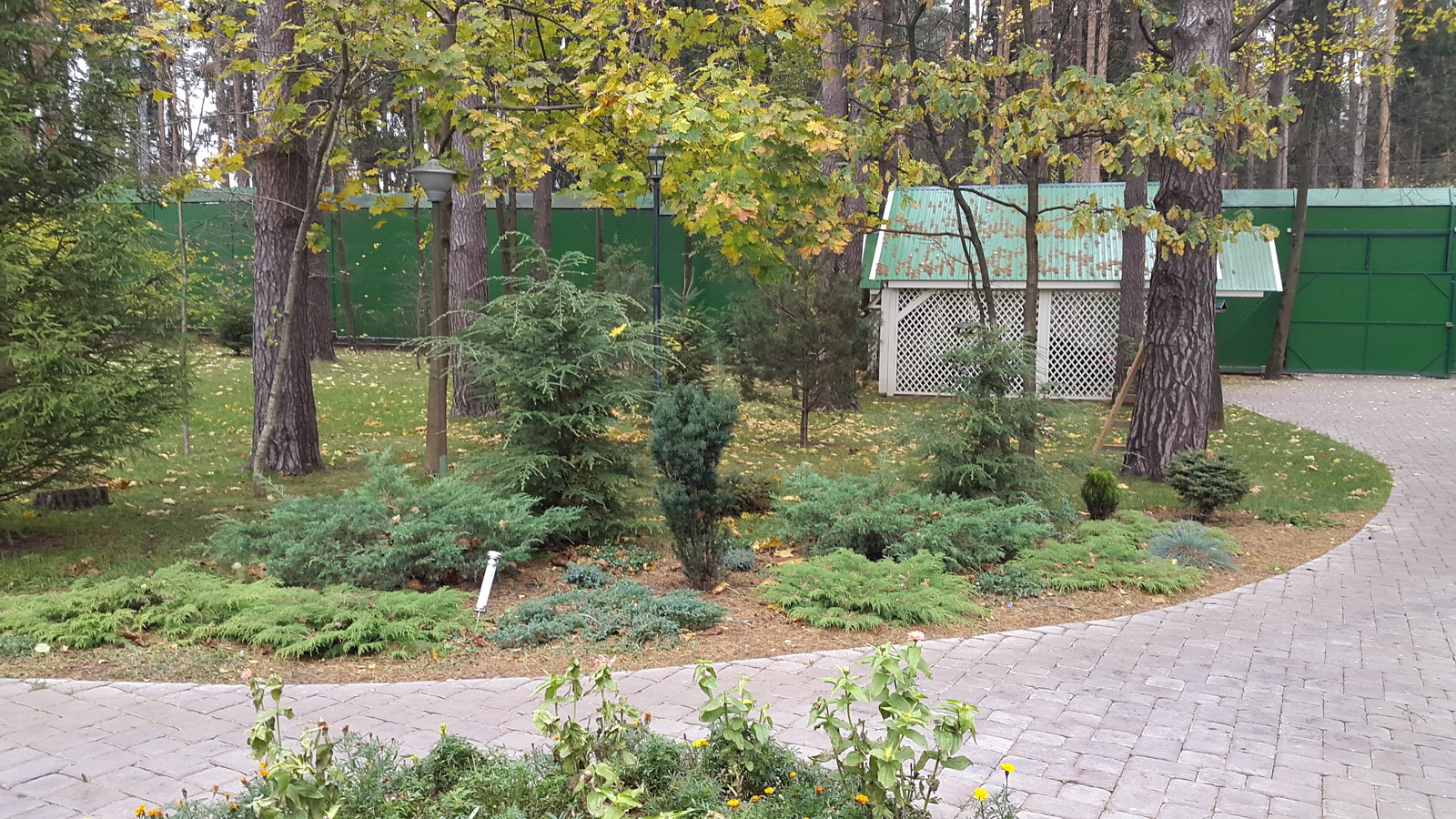 Теневой сад в Молоденово