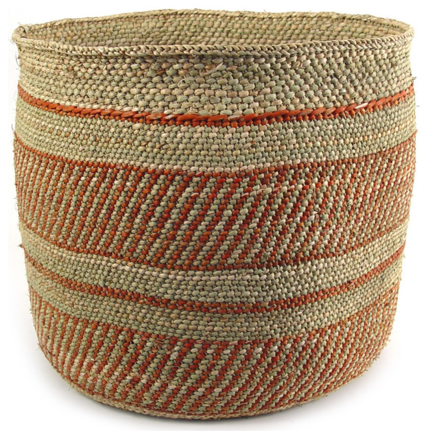 Auburn Stripe Iringa Basket - Medium