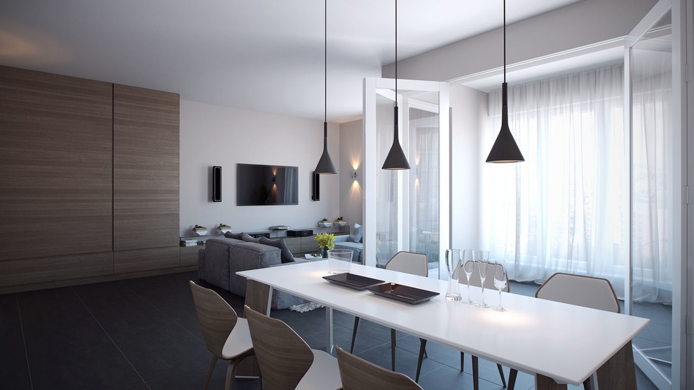 Дизайн интерьера квартиры "Простая геометрия"