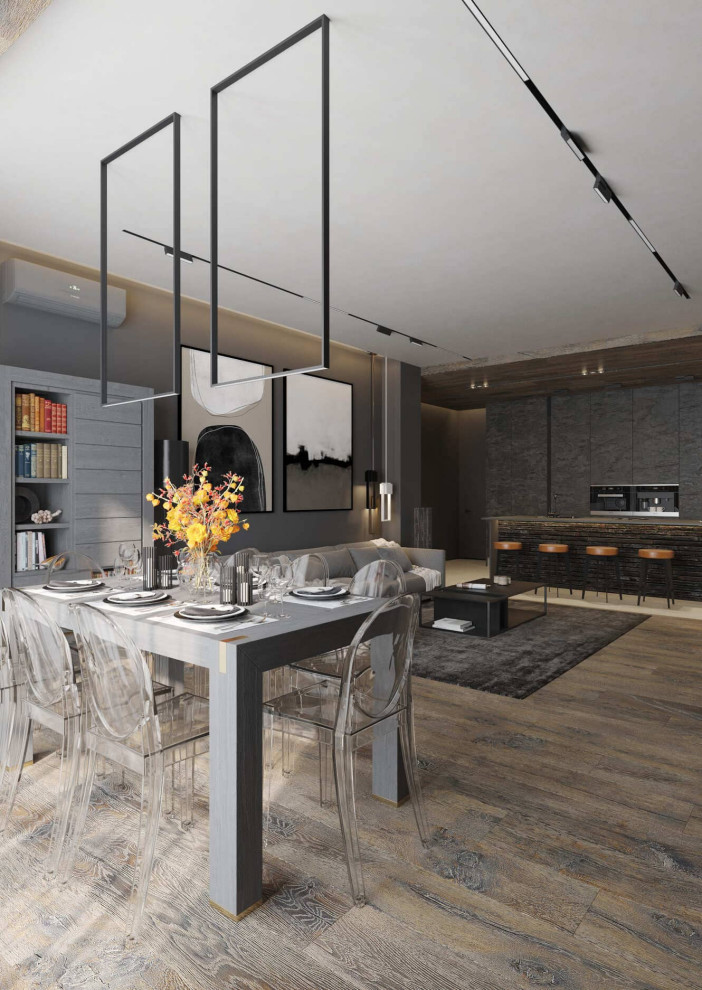 Лофт и облака. Квартира 140 м2 в центре города