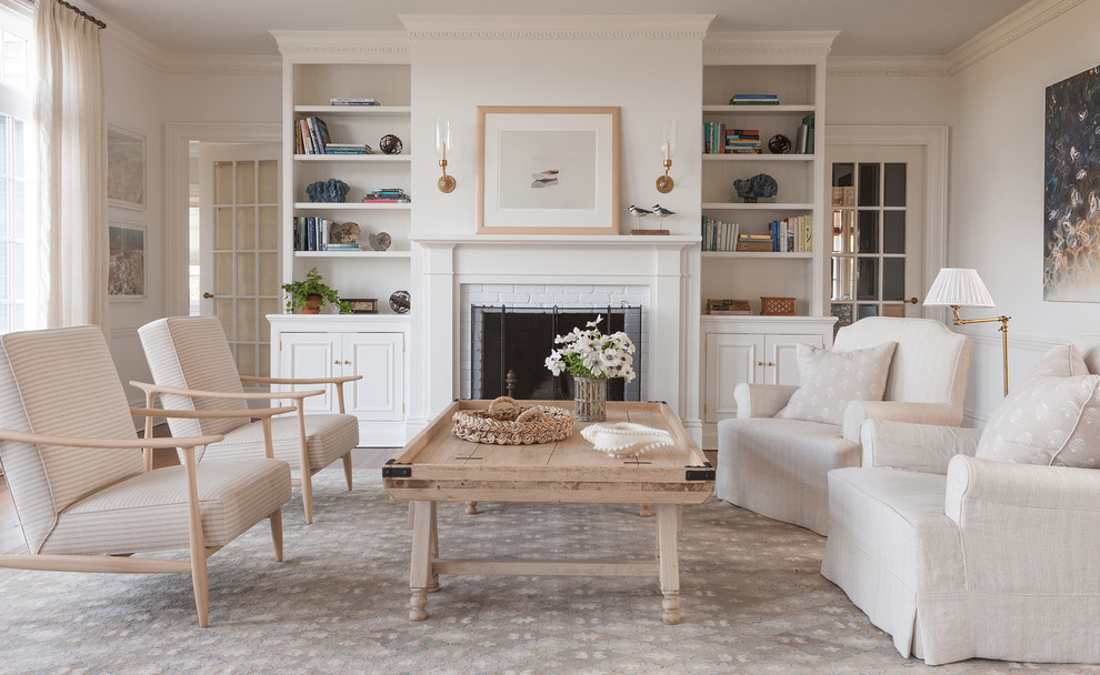 Martha's Vineyard Residence - Beach Style - Living Room - Boston - by ...
