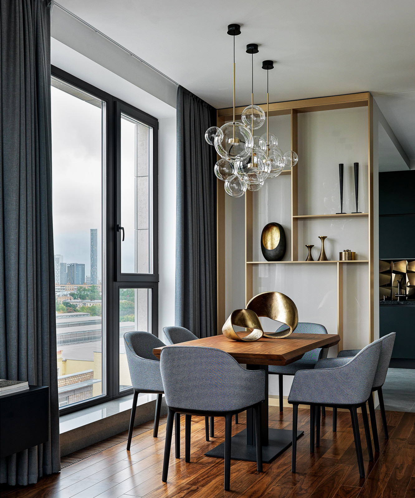 Apartment with a view of Moscow City