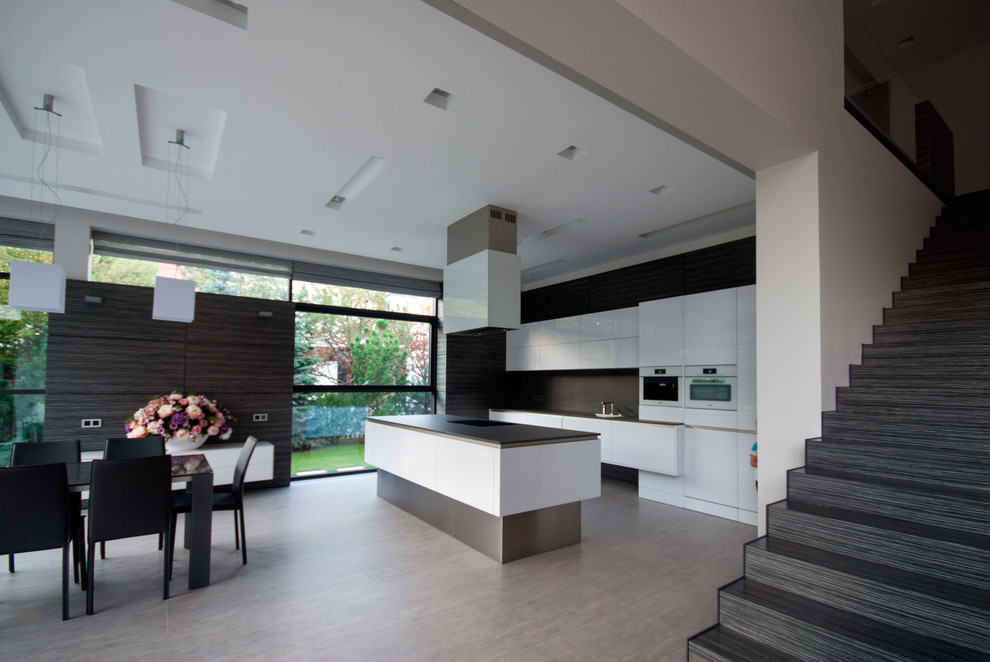 Modern kitchen in Moscow.