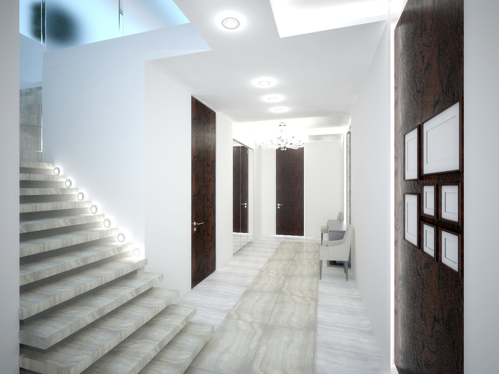 Проект 79 - Интерьер двухуровневой квартиры (3 вариант)