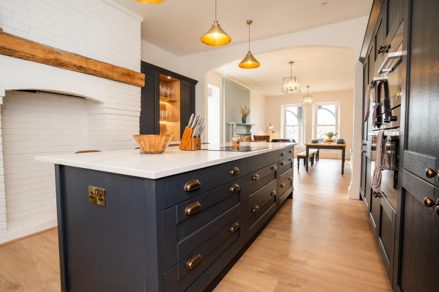 Kensington Kitchen in Indigo by Stag Kitchens country-kitchen