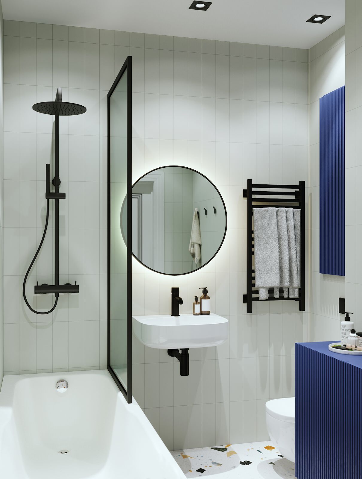 Дизайн проект квартиры в ЖК Петровский квартал на воде