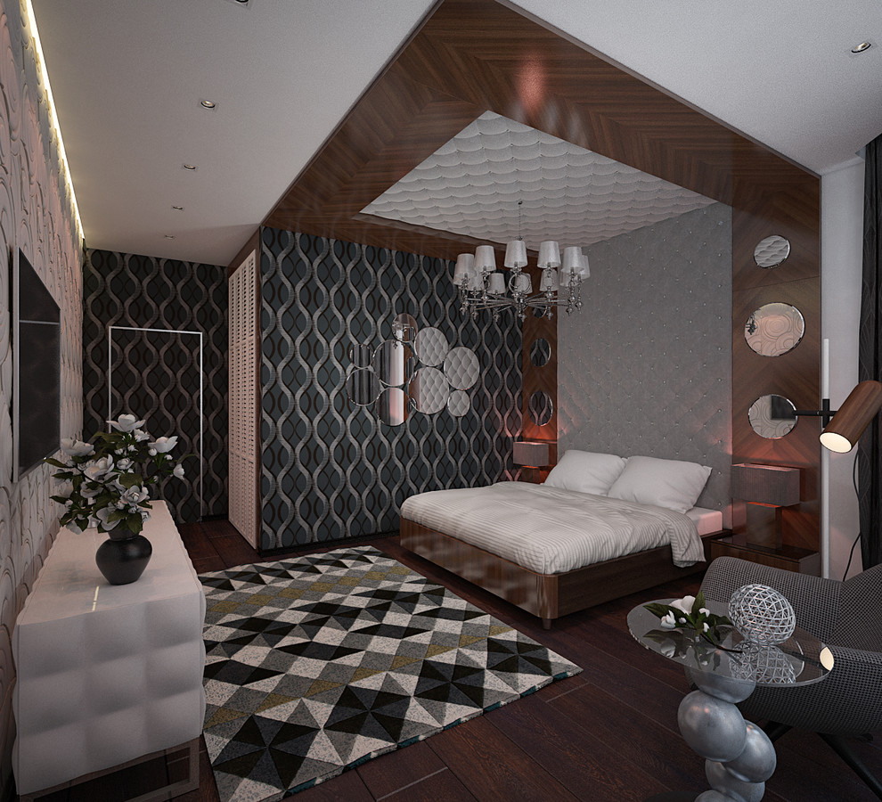 Загородного дом, площадь 280 м2. Стиль Ар-Деко, Современный.