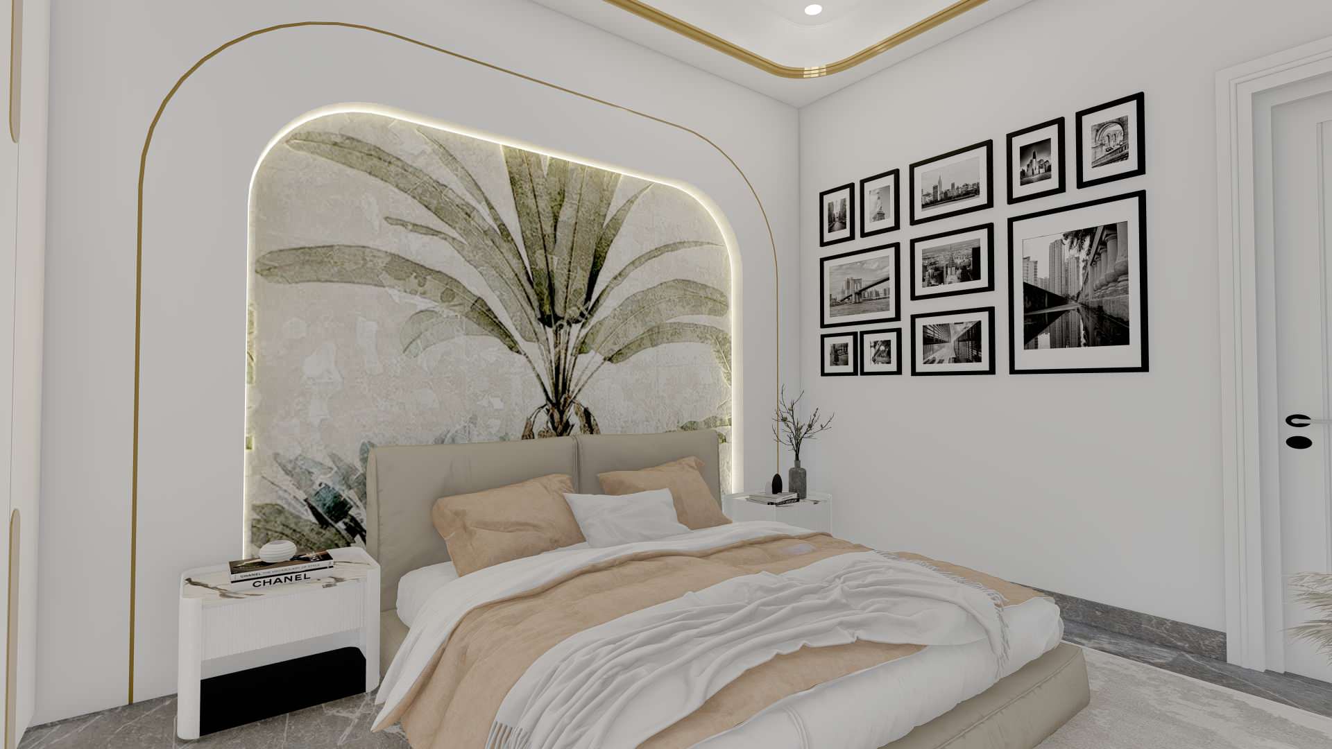 Modern Master Bedroom Redesign in Hampstead