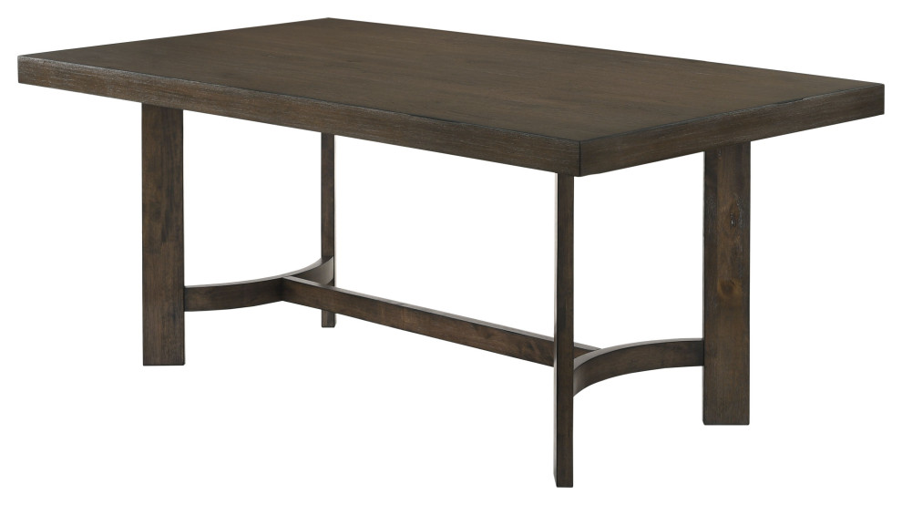 Farren Dining Table, Espresso Finish Transitional Dining Tables