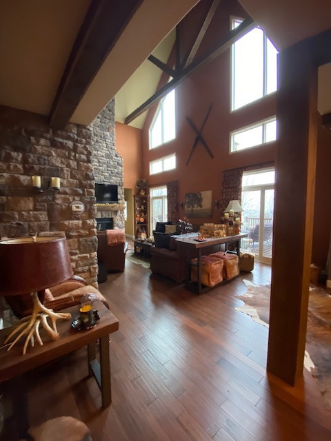Rustic Family Room Designs