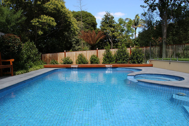 Pool & Garden Makeover - CAMBERWELL transitional-pool