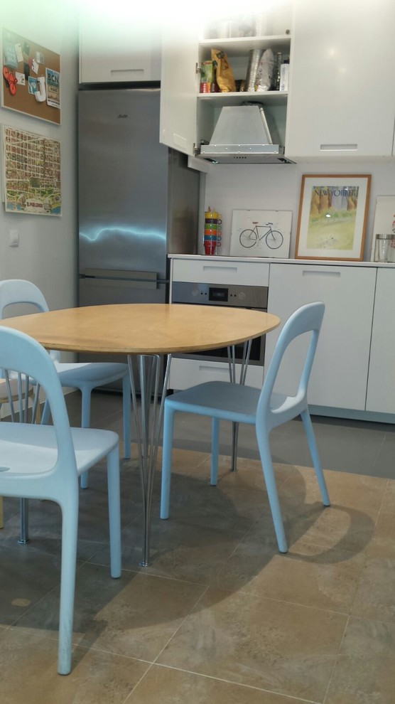 Diseño de comedor marinero pequeño