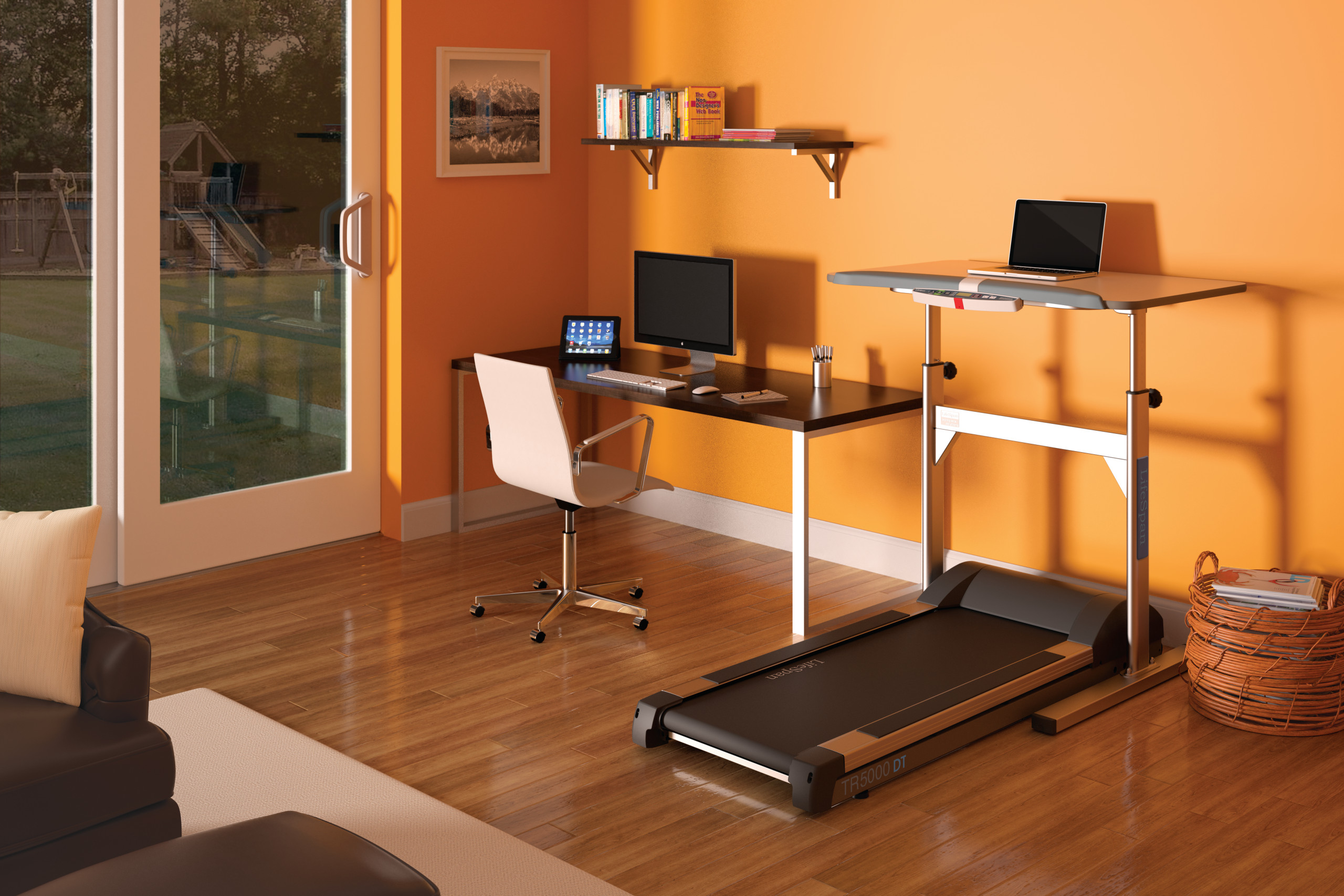 Home Office With Treadmill Photos Ideas Houzz